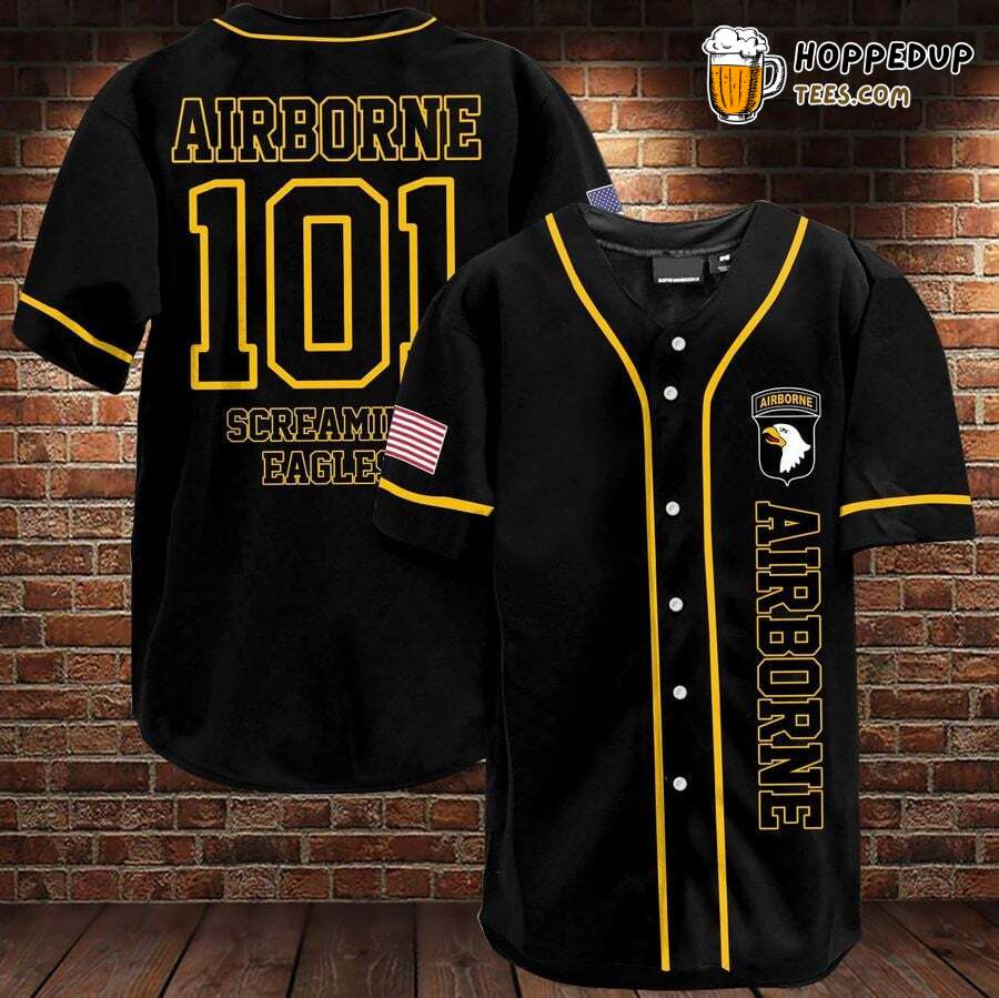 101 Airborne Eagle Unique Edition Distinctive Baseball Jersey Design Style