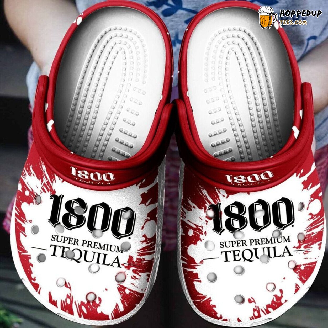 1800 Super Tequila Themed Comfortable Rubber Clogs Beverage Inspired