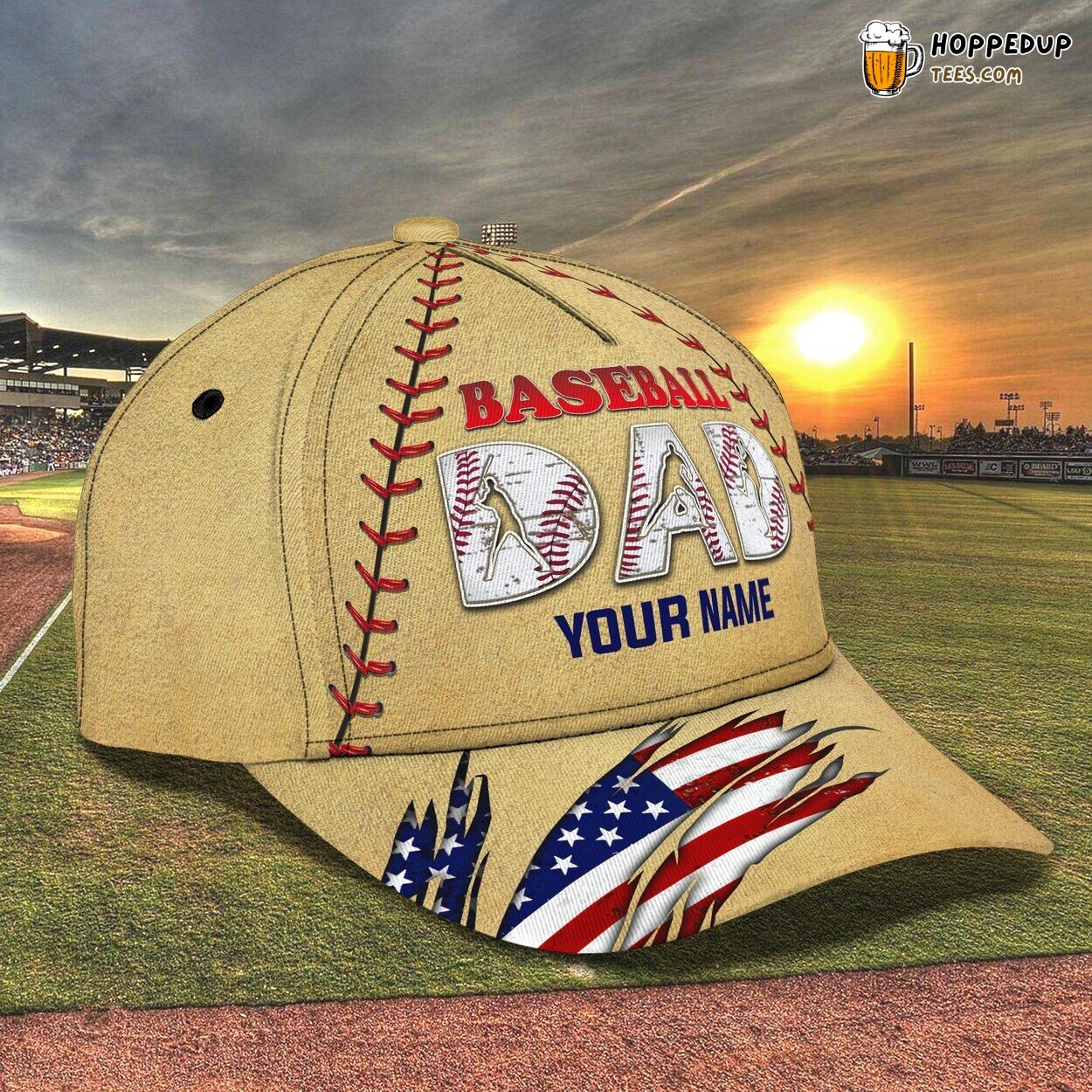 3D Classic Baseball Dad Tribute Cap Personalized Name Stylish Unique Best Trend 3D Classic Baseball Dad Tribute Cap Personalized Name Stylish Unique Best Trend