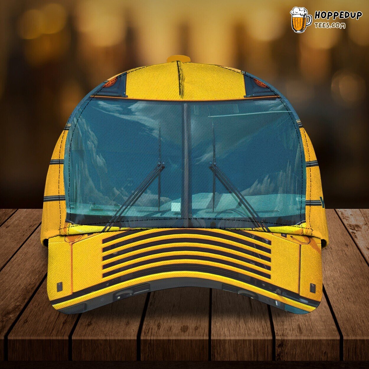 3D Classic Bus Driver Cap Personalized Custom Name Unique Signature Design