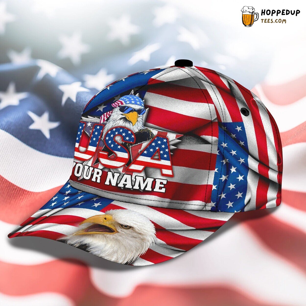 3D Classic Cap American Patriot Tribute Honor Personalized Classic Hat 3D Classic Cap American Patriot Tribute Honor Personalized Classic Hat