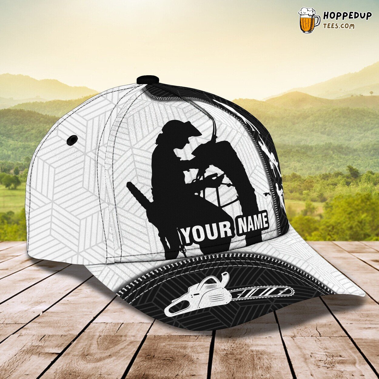 3D Classic Cap Arborist Nature Lovers Personalized Name Hat Unique Series