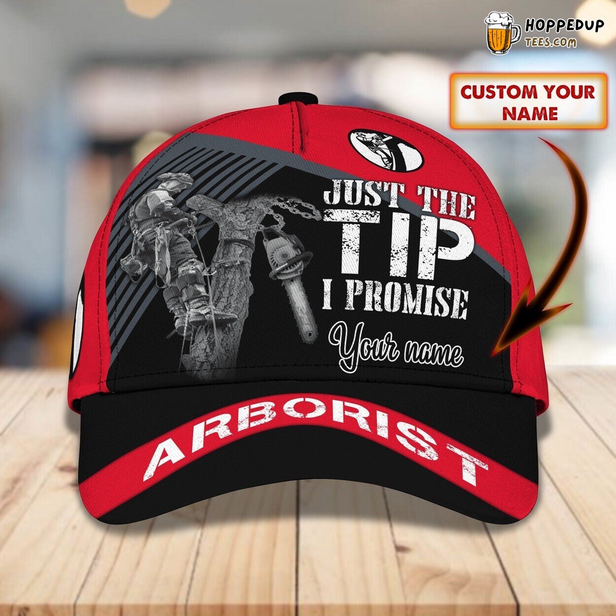 3D Classic Cap Arborist Tree Protectors Personalized Name Hat Unique Design