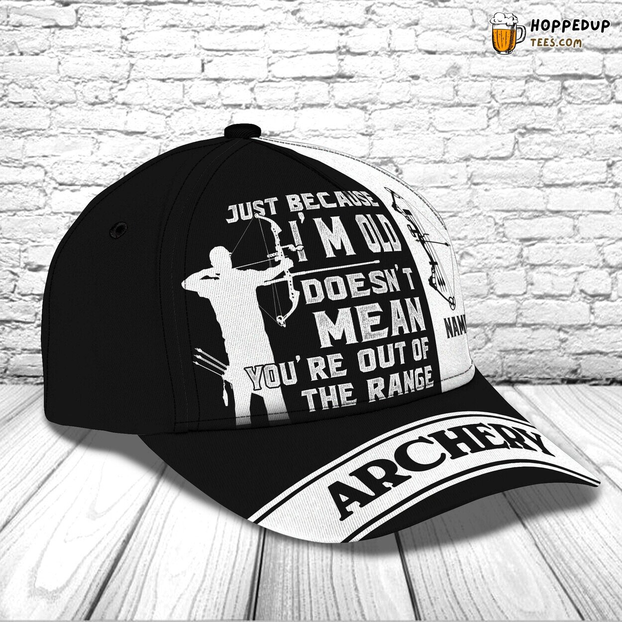 3D Classic Cap Archery Mastery Passionate Personalized Name Hat Tribute 3D Classic Cap Archery Mastery Passionate Personalized Name Hat Tribute