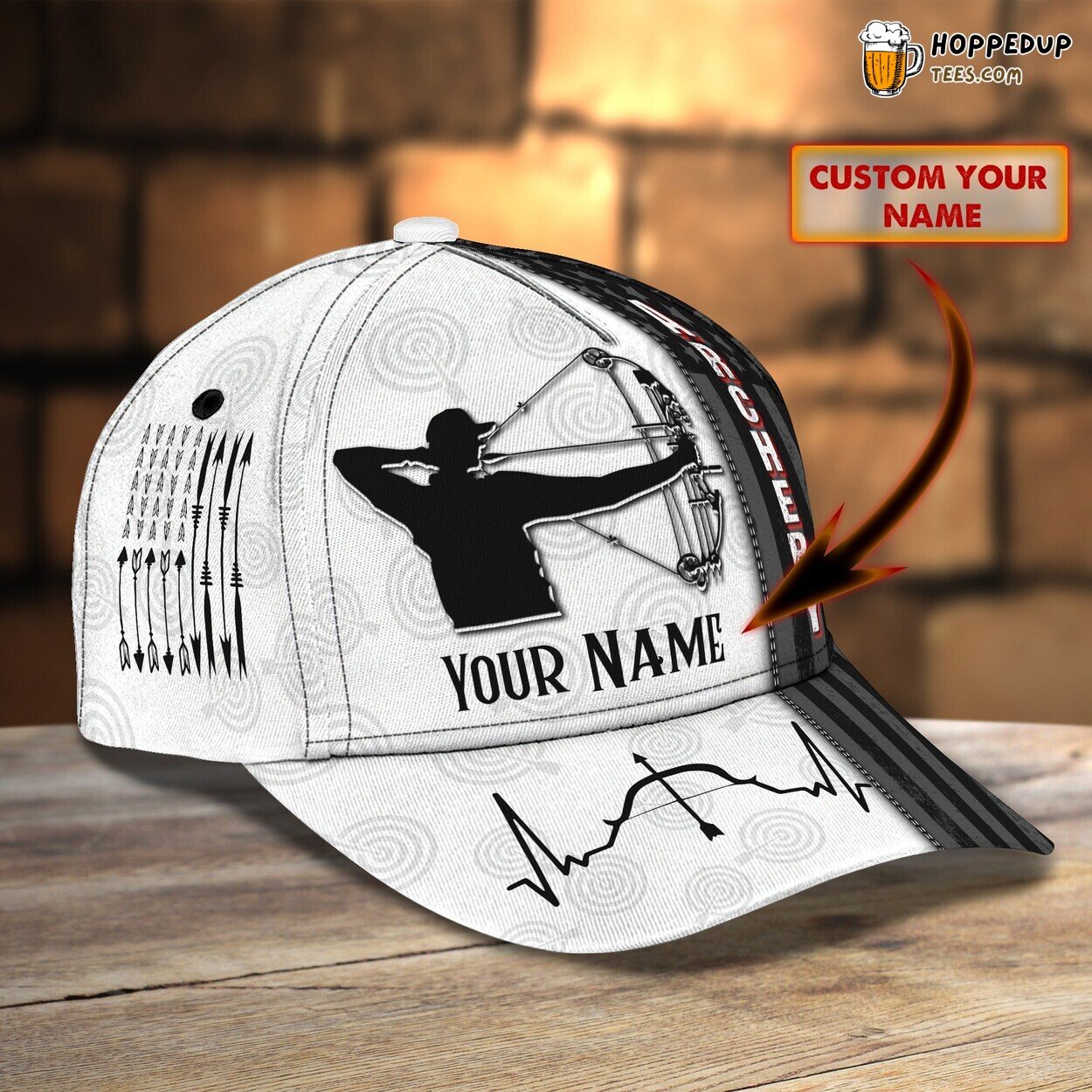 3D Classic Cap Archery Skill Personalized Name Unique Hat Experience