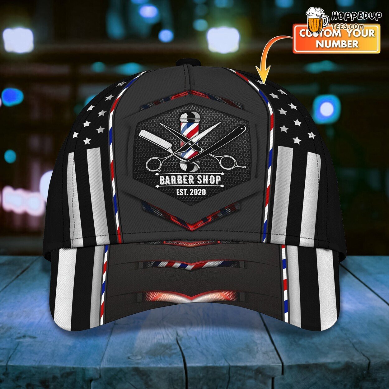 3D Classic Cap Barber Craftsmanship Year Personalized Unique Design Hat