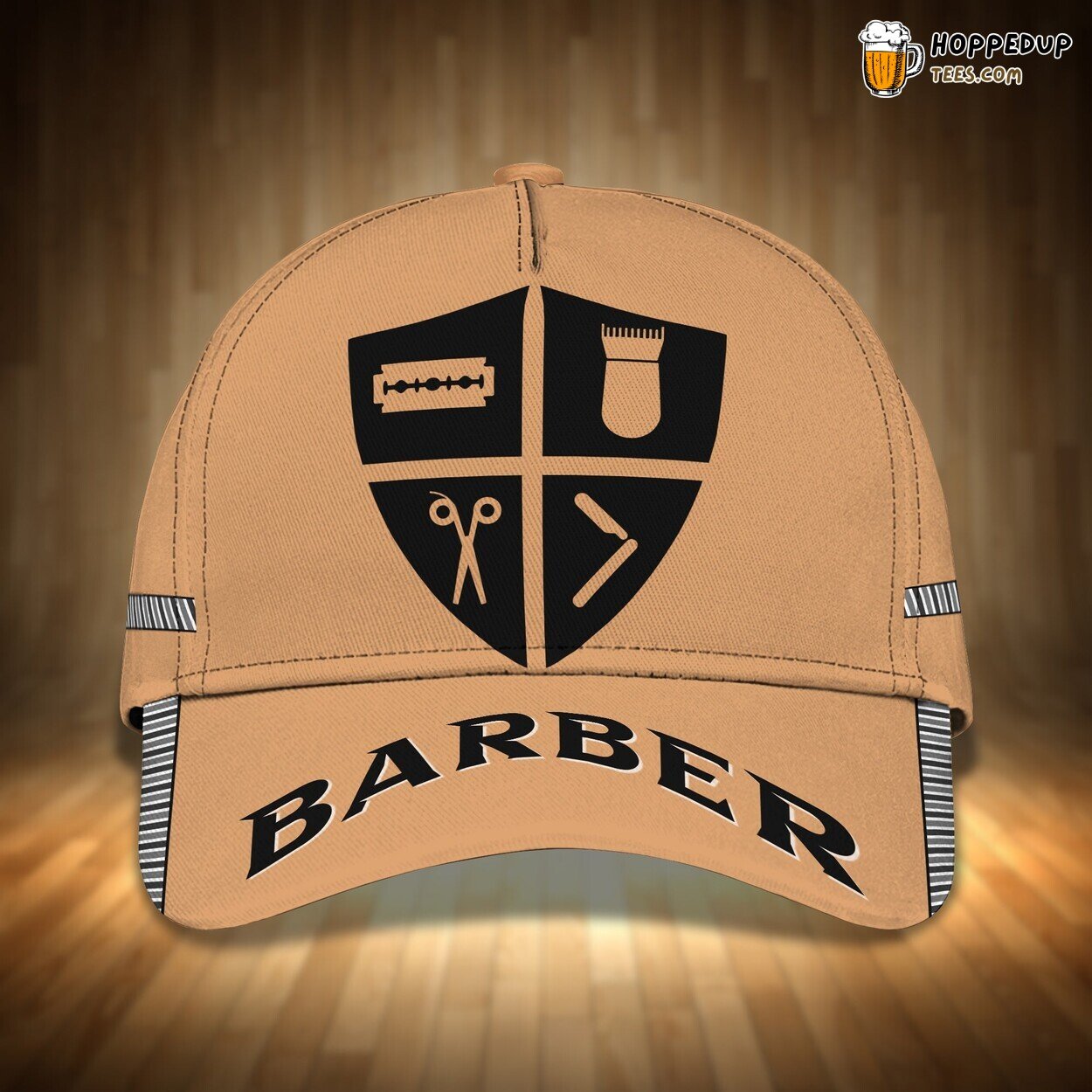 3D Classic Cap Barber Shop Craftsmanship Unique Personalized Design Hat