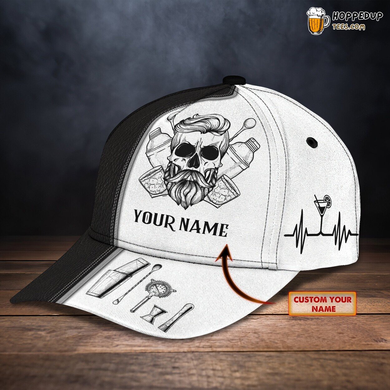 3D Classic Cap Bartender Mastery Personalized Name Classic Hat Unique Series