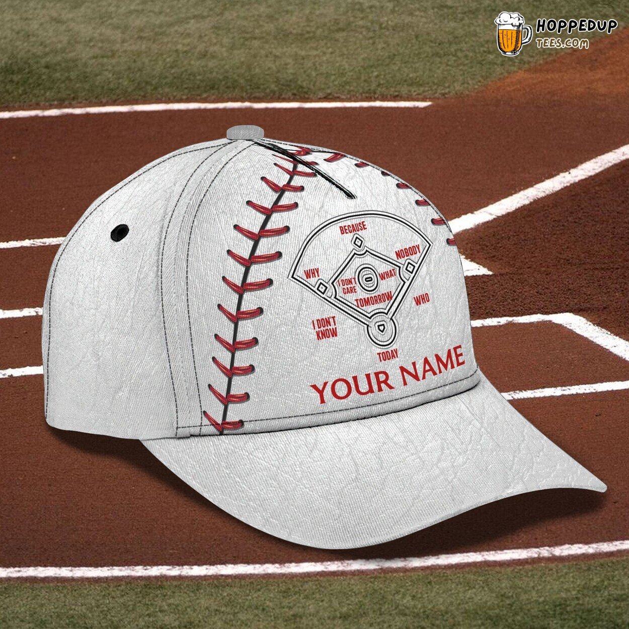 3D Classic Cap Baseball Enthusiast Personalized Name Unique Hat Distinct Design