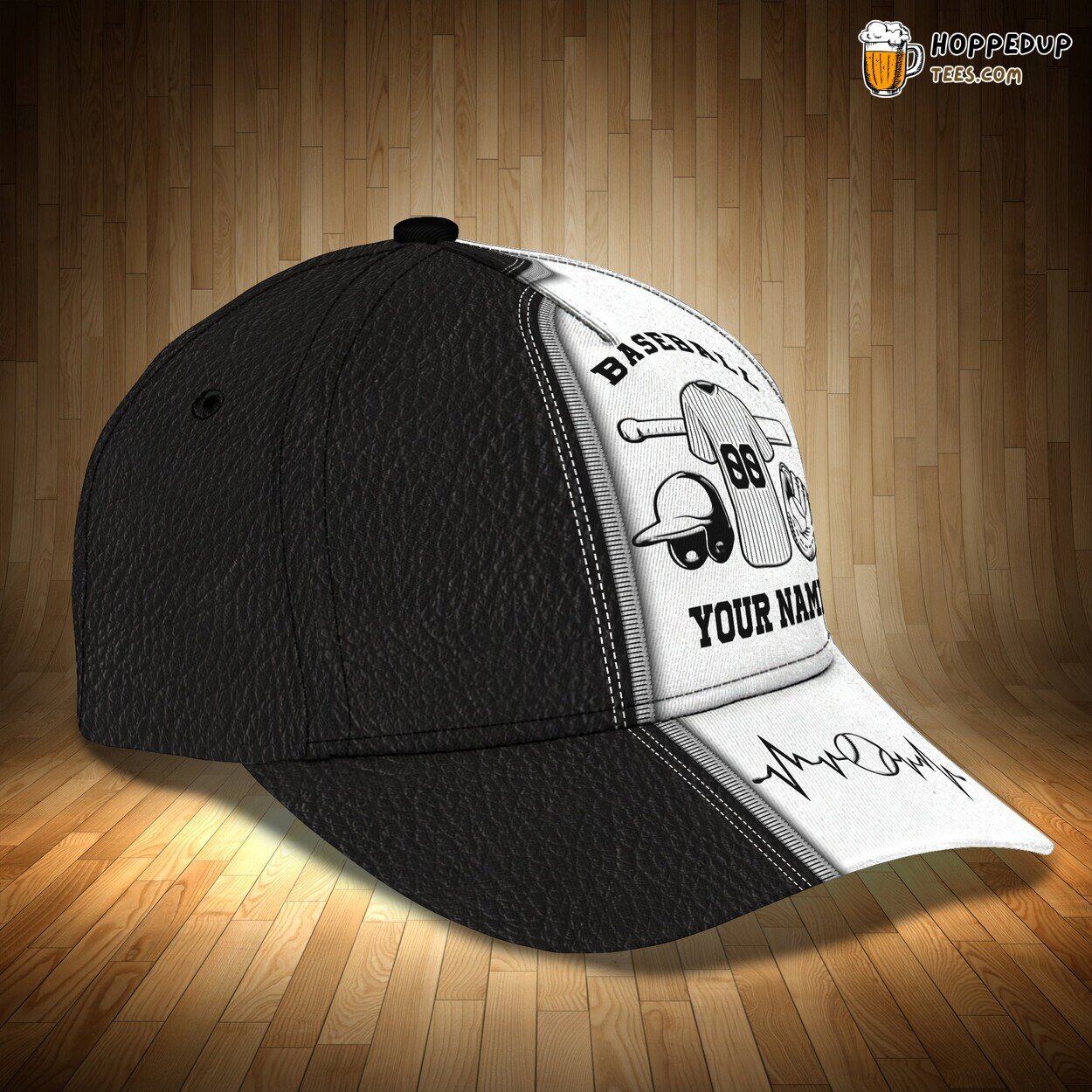 3D Classic Cap Baseball Game Day Personalized Name Classic Hat Unique Series