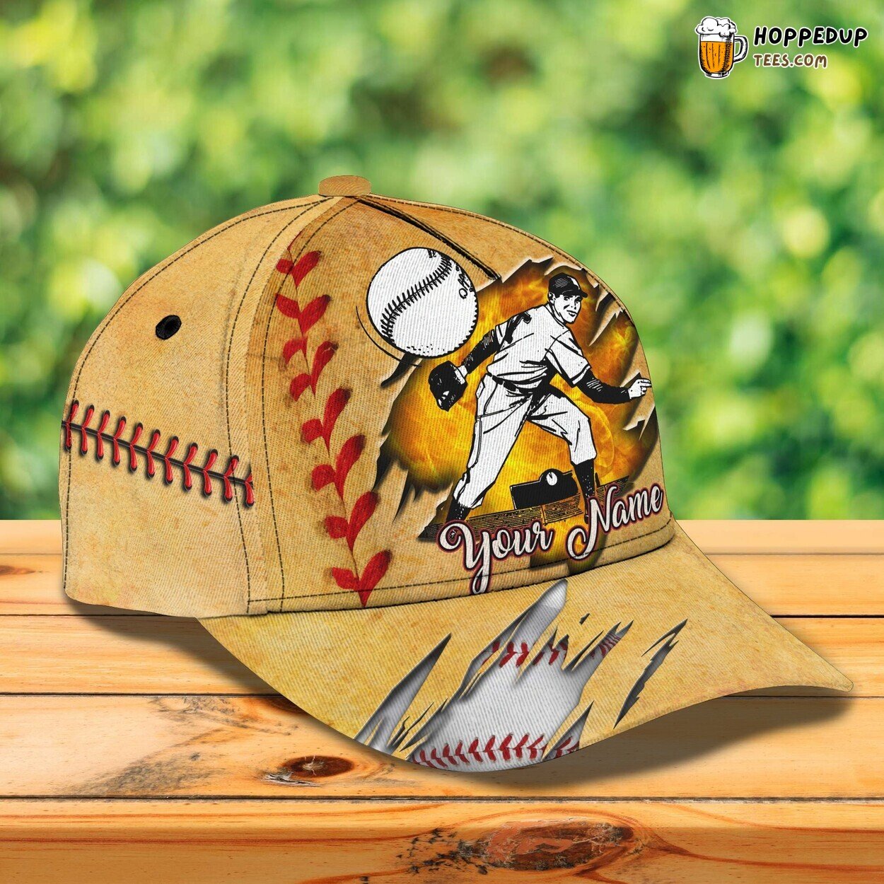 3D Classic Cap Baseball League Personalized Name Classic Hat Unique Tribute