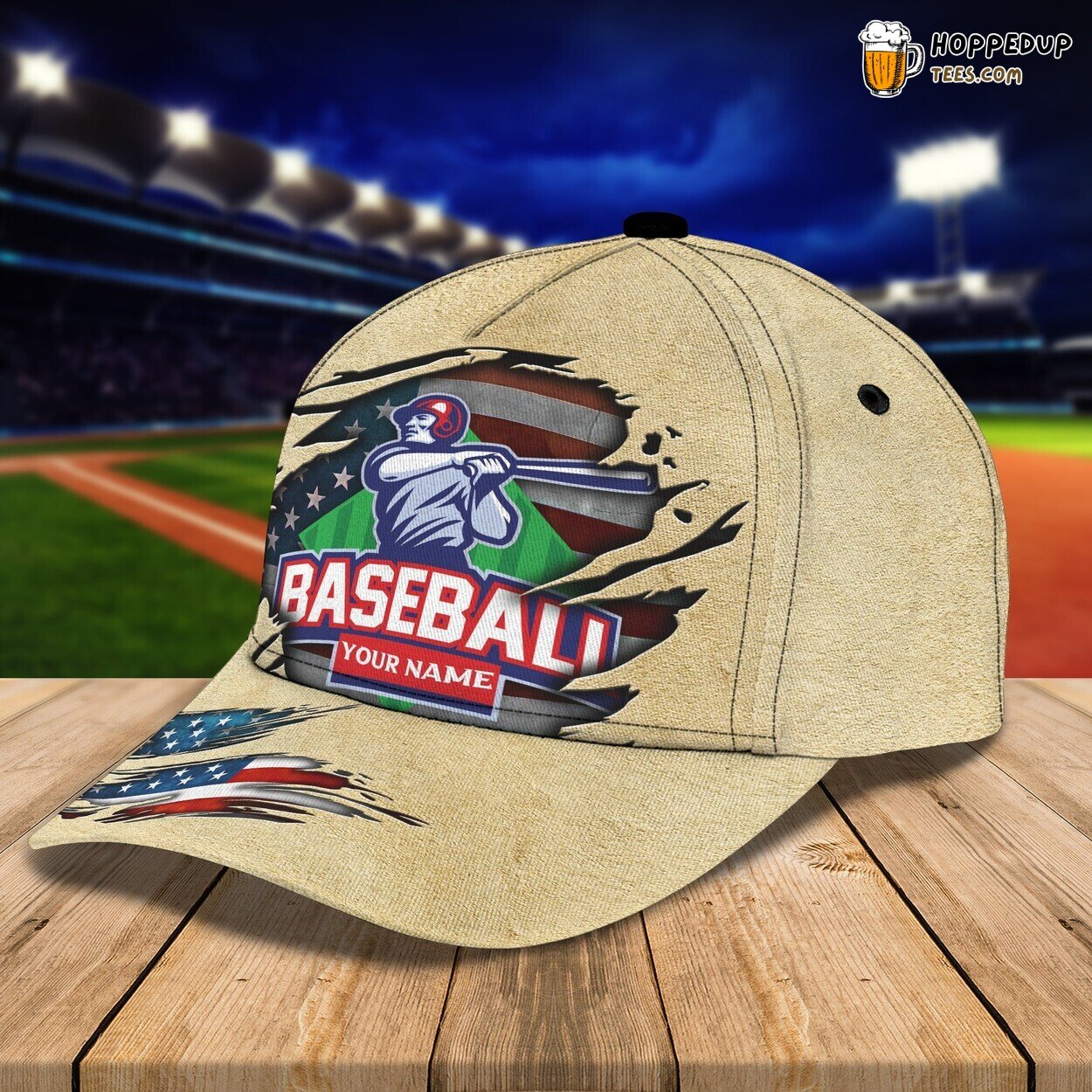 3D Classic Cap Baseball Lover Distinct Design Personalized Name Unique Hat