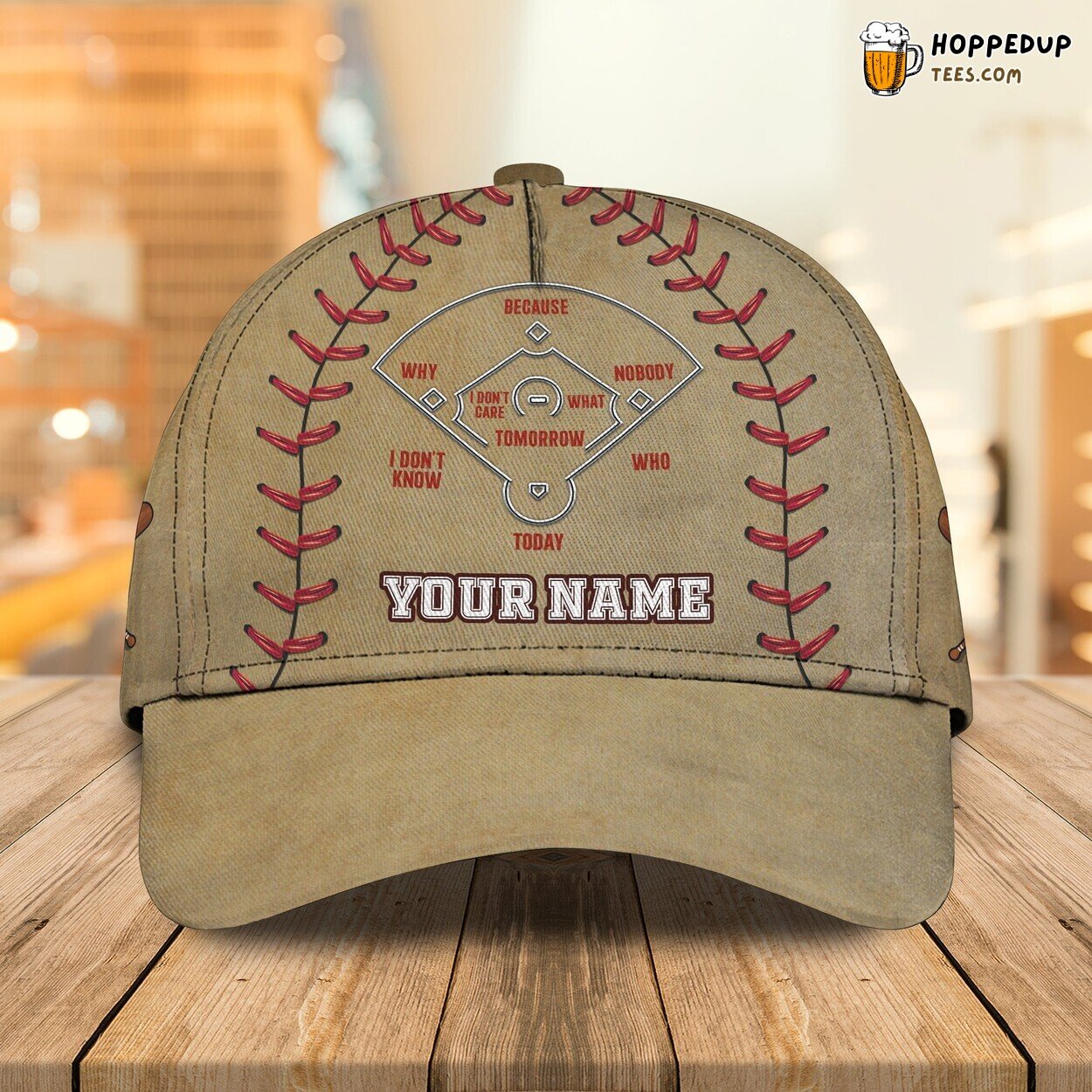 3D Classic Cap Baseball Player’s Spirit Personalized Name Unique Hat Design