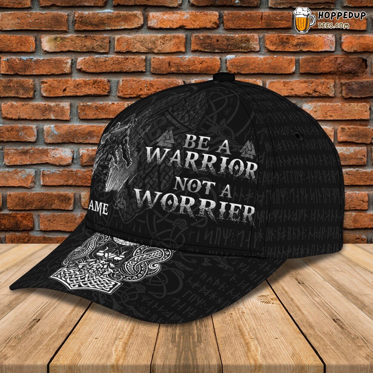 3D Classic Cap Be A Warrior Inspirational Personalized Name Classic Hat Design 3D Classic Cap Be A Warrior Inspirational Personalized Name Classic Hat Design