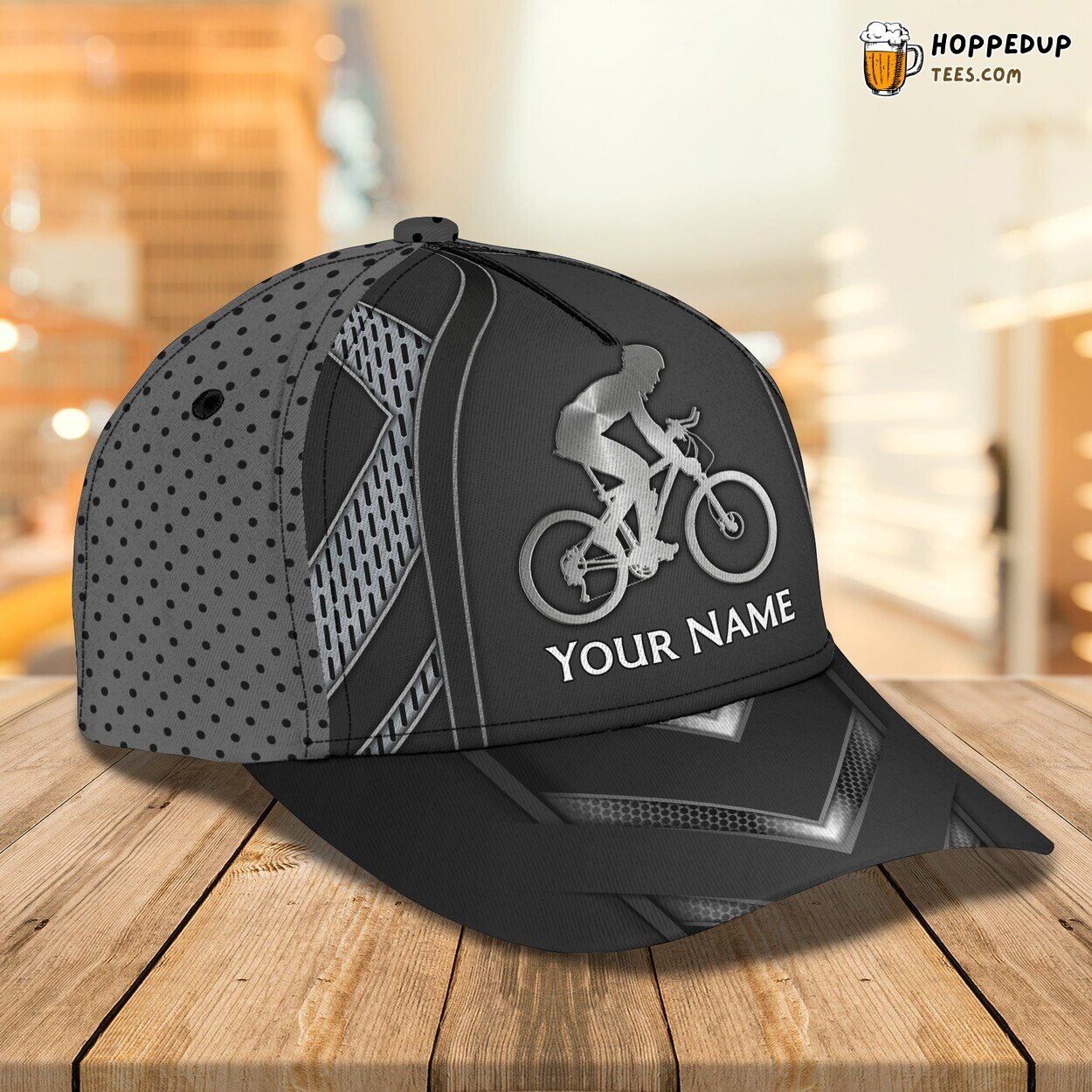 3D Classic Cap Bicycle Enthusiast Ride Personalized Name Unique Hat 3D Classic Cap Bicycle Enthusiast Ride Personalized Name Unique Hat