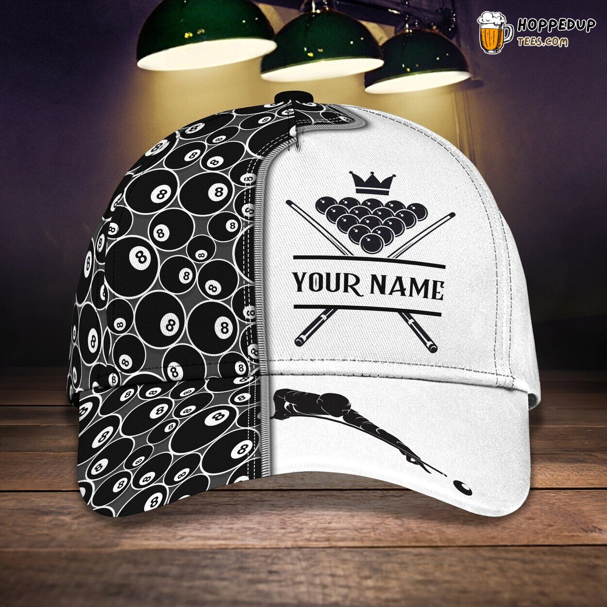3D Classic Cap Billiard Game Thrills Personalized Name Unique Hat Design 3D Classic Cap Billiard Game Thrills Personalized Name Unique Hat Design