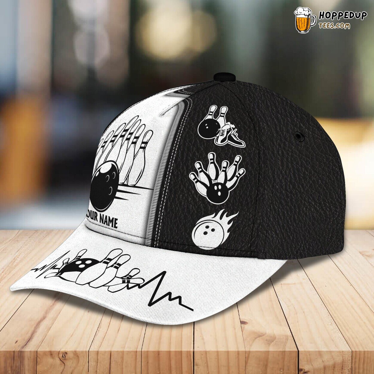 3D Classic Cap Bowling Lovers Personalized Name Stylish Unique Best Choice Design