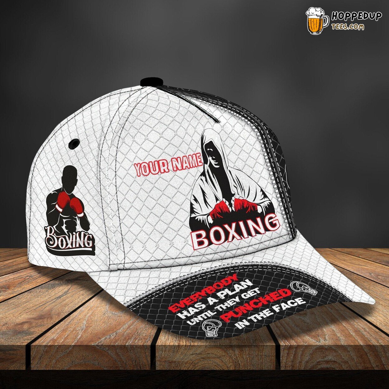 3D Classic Cap Boxing Sports Champions Classic Hat Unique Personalized Design