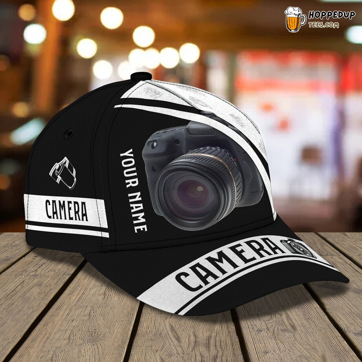 3D Classic Cap Camera Lovers Personalized Name Classic Hat Unique Series Design