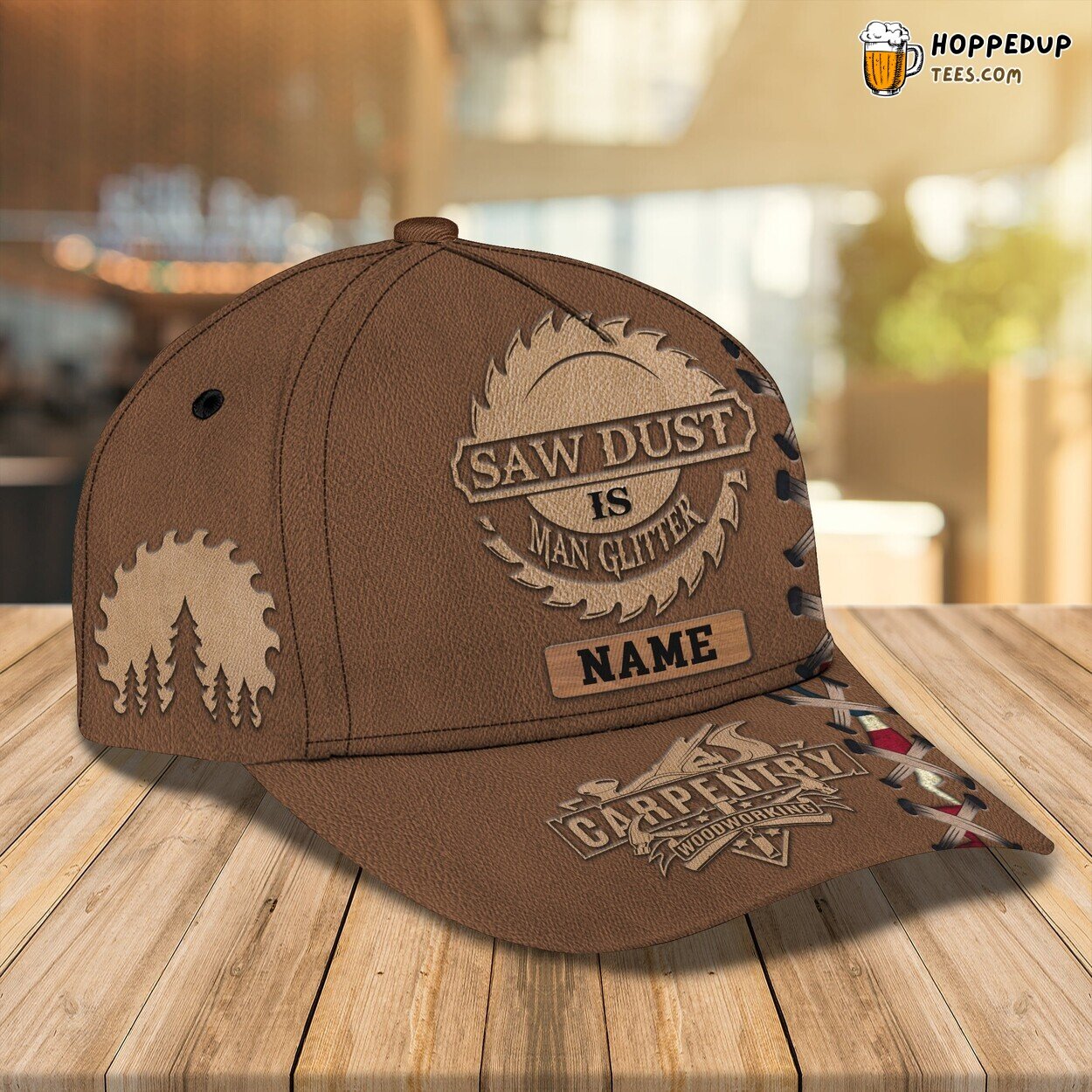3D Classic Cap Carpentry Personalized Name Unique Premium Look Trend