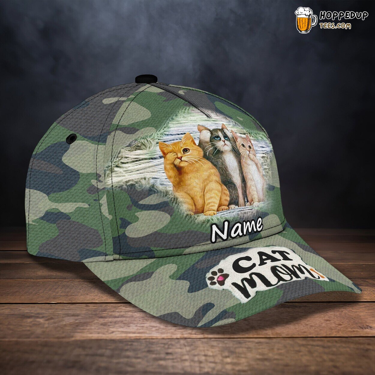 3D Classic Cap Cat Mom Affection Personalized Name Stylish Unique Design Quality 3D Classic Cap Cat Mom Affection Personalized Name Stylish Unique Design Quality