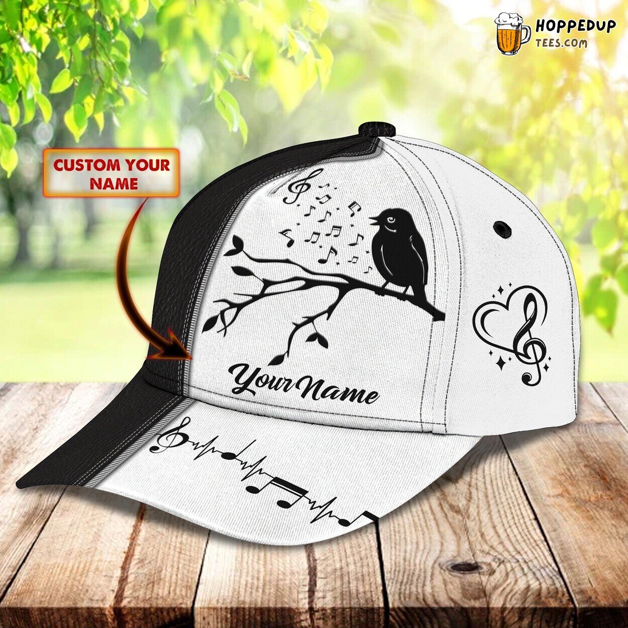 3D Classic Cap Celebrate Music Personalized Name Stylish Unique Design Quality