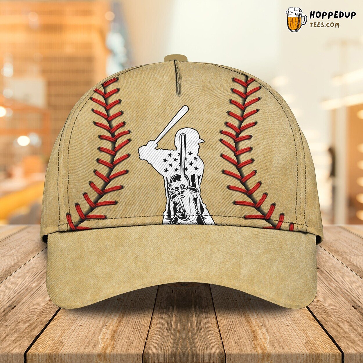 3D Classic Cap Celebrating Baseball Unique Design Personalized Name Hat