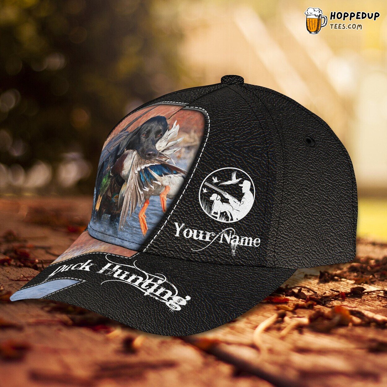 3D Classic Cap Celebrating Duck Hunting Personalized Name Classic Hat Design