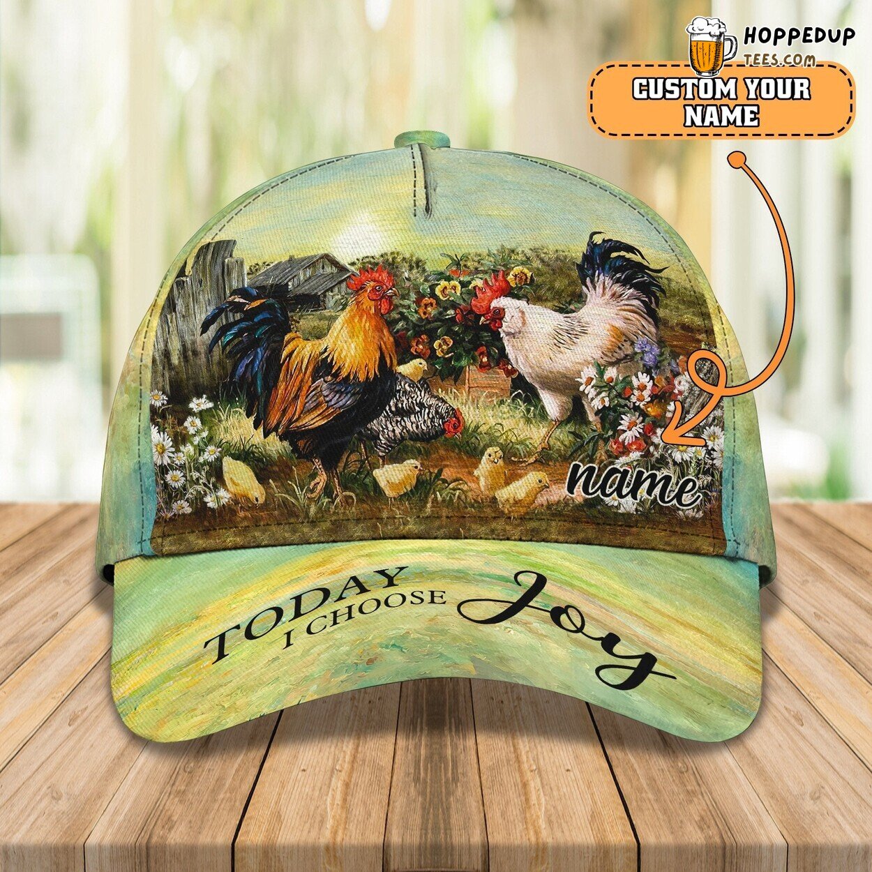 3D Classic Cap Celebrating Farmers Personalized Name Classic Hat Unique Series
