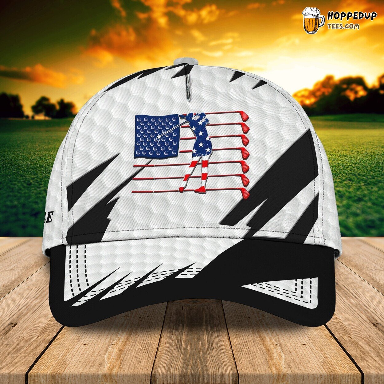 3D Classic Cap Celebrating Golf Journey Personalized Name Distinctive Hat