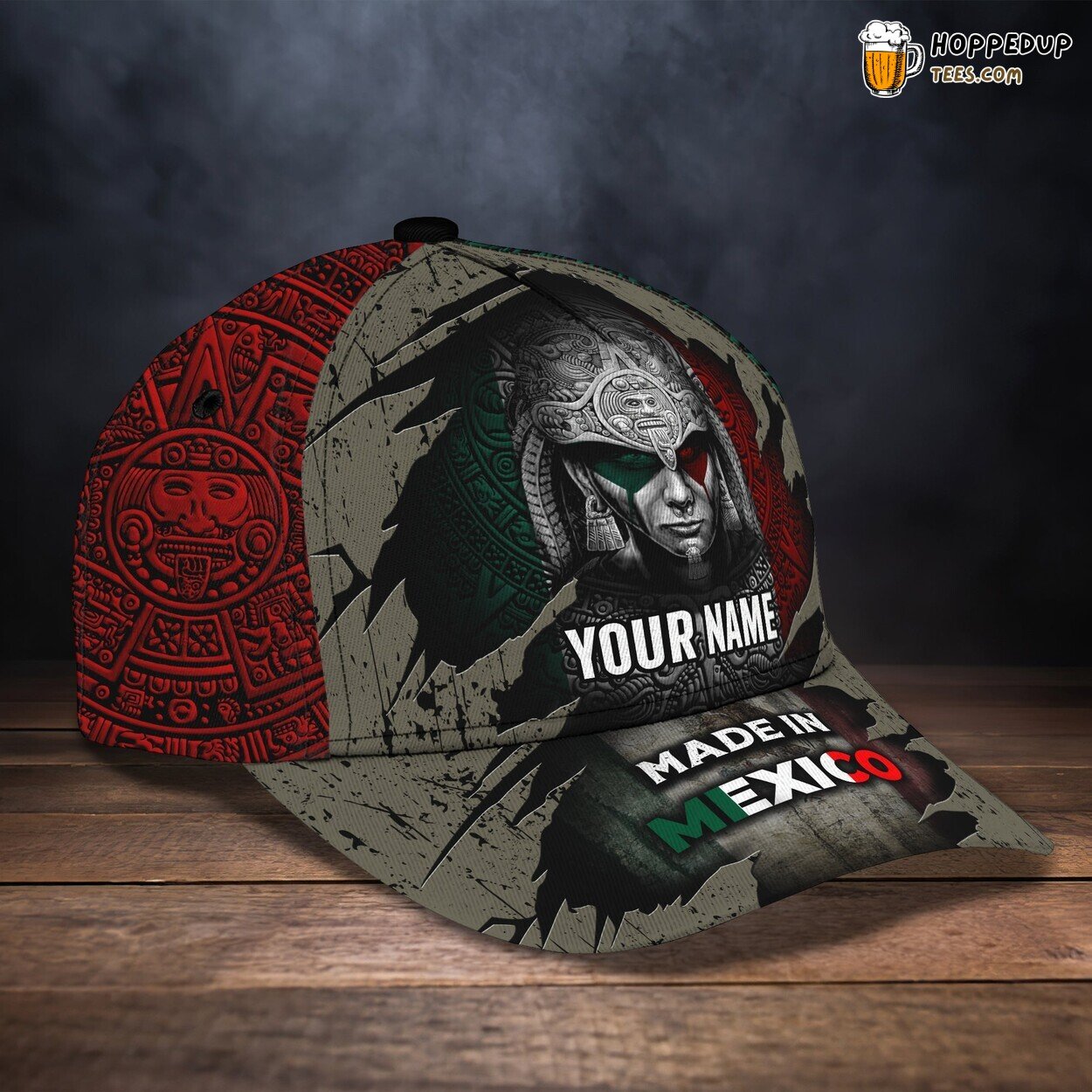 3D Classic Cap Celebrating Mexico Pride Personalized Name Hat Experience