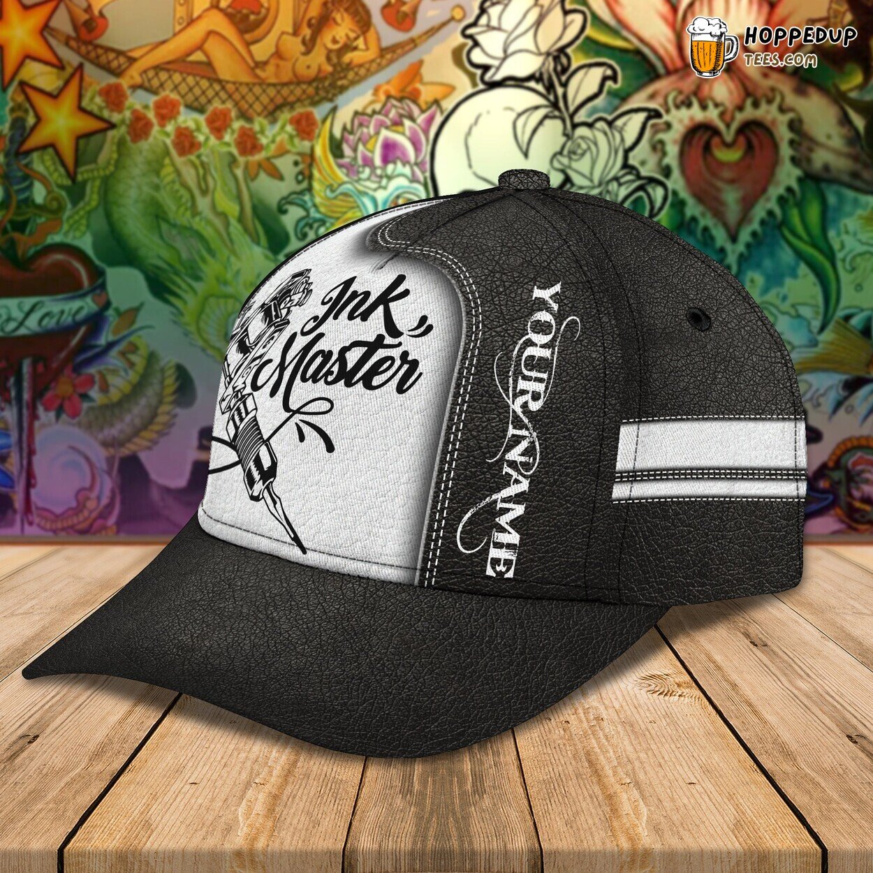 3D Classic Cap Celebrating Tattoo Artistry Personalized Name Unique Hat Design