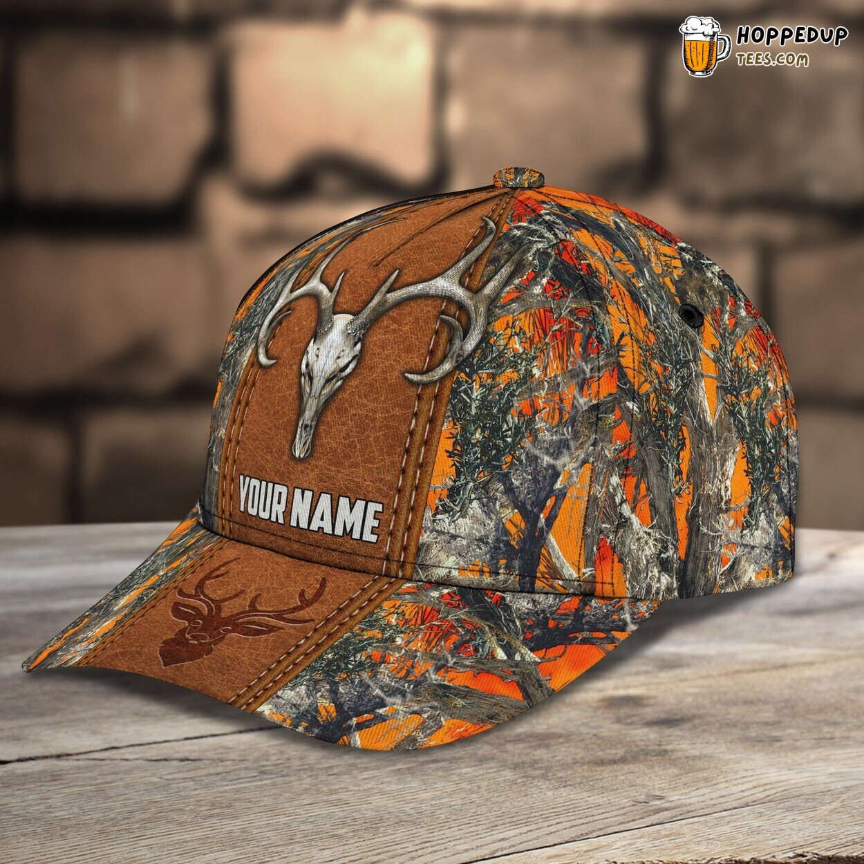 3D Classic Cap Celebrating the Hunting Lifestyle Personalized Name Hat