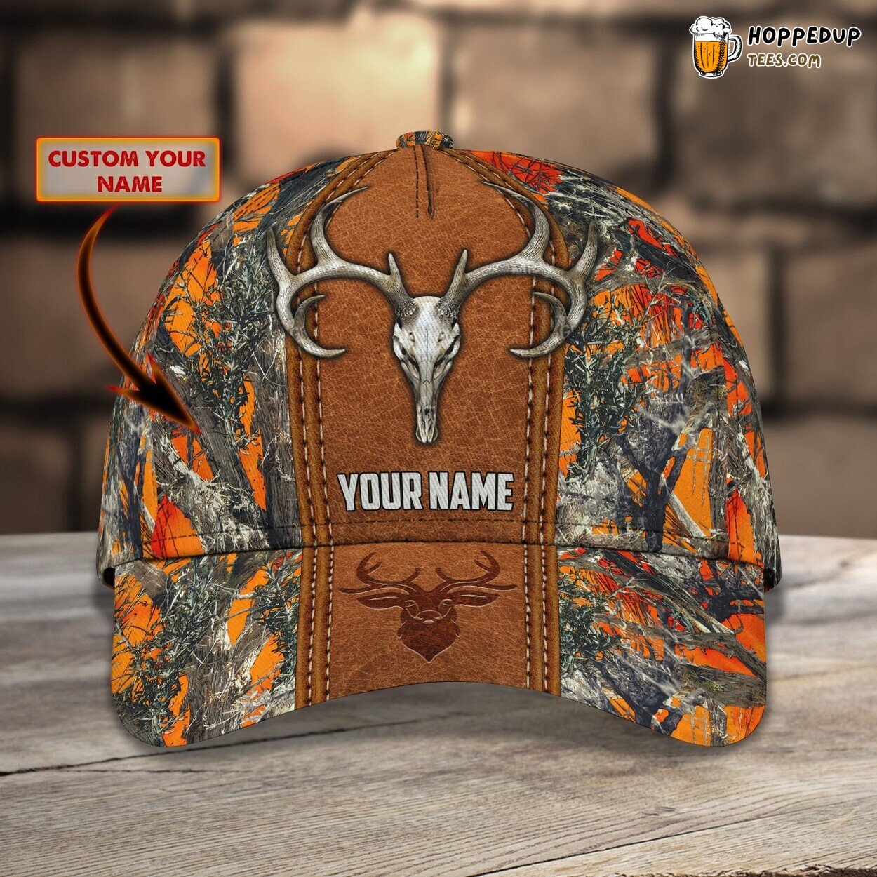 3D Classic Cap Celebrating the Hunting Lifestyle Personalized Name Hat