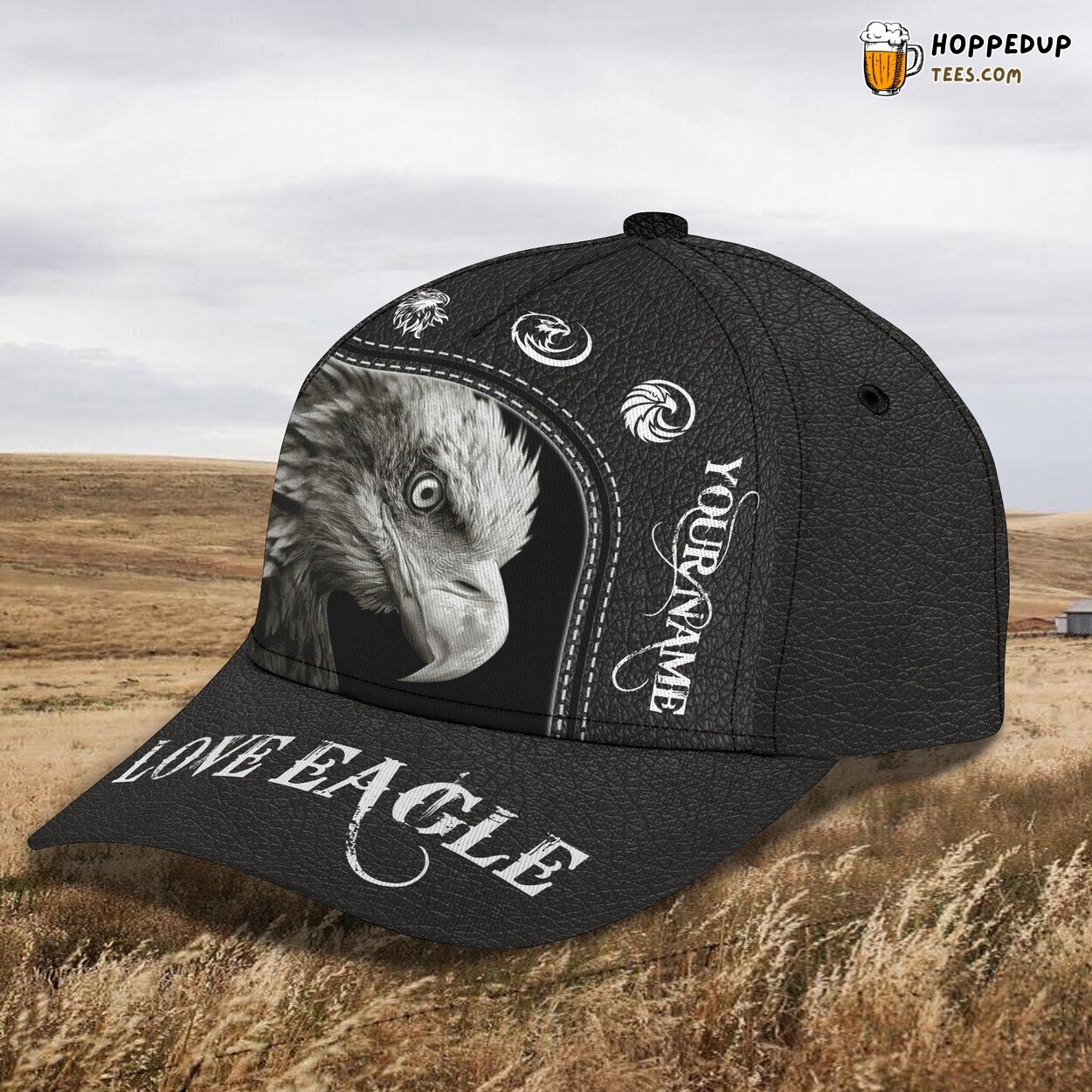 3D Classic Cap Celebrating the Majestic Eagle Personalized Name Hat Design 3D Classic Cap Celebrating the Majestic Eagle Personalized Name Hat Design