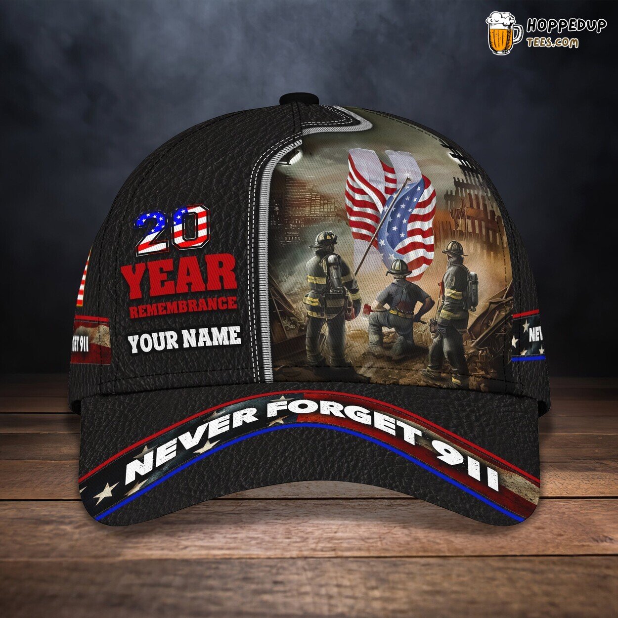 3D Classic Cap Commemorating 20 Years Personalized Name Hat Design