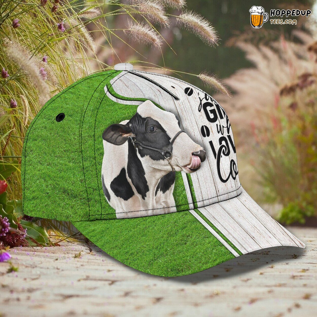 3D Classic Cap Cow Lover Personalized Name Distinct Hat Unique Design Journey