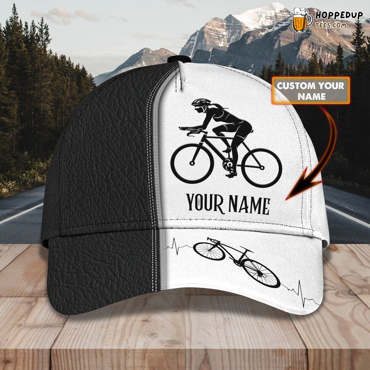 3D Classic Cap Cycling Adventure Personalized Name Hat Experience 3D Classic Cap Cycling Adventure Personalized Name Hat Experience