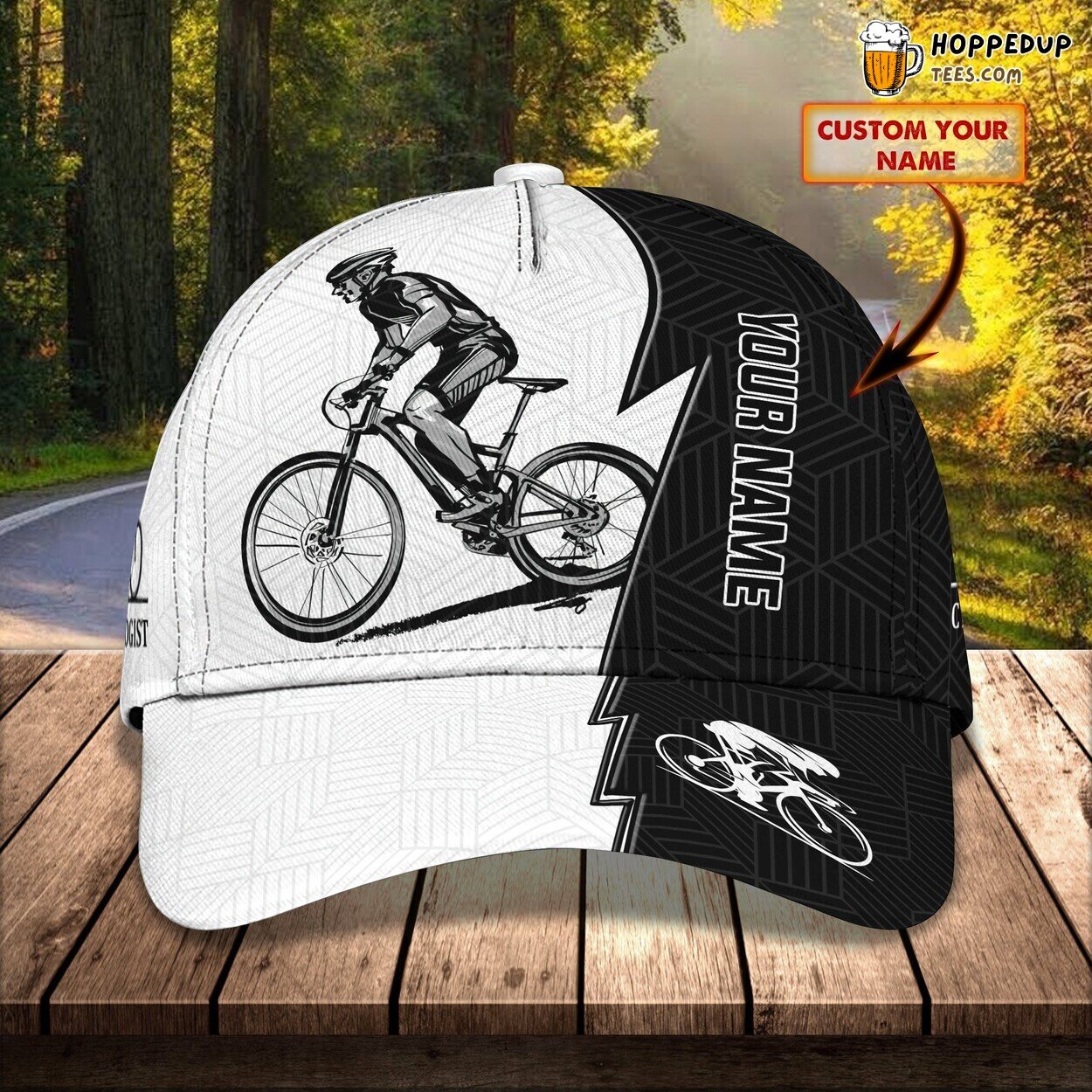 3D Classic Cap Cycling Enthusiast Personalized Passion Hat Design