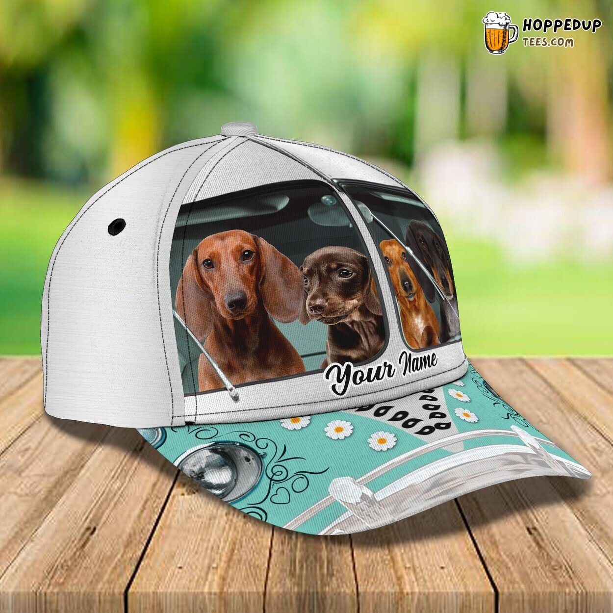 3D Classic Cap Dachshund Love Personalized Name Unique Hat Tribute 3D Classic Cap Dachshund Love Personalized Name Unique Hat Tribute