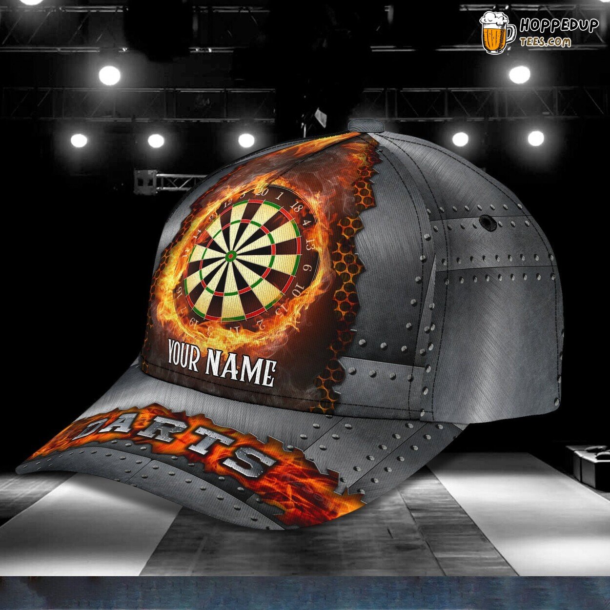 3D Classic Cap Darts Personalized Name Stylish Unique Premium Model Style