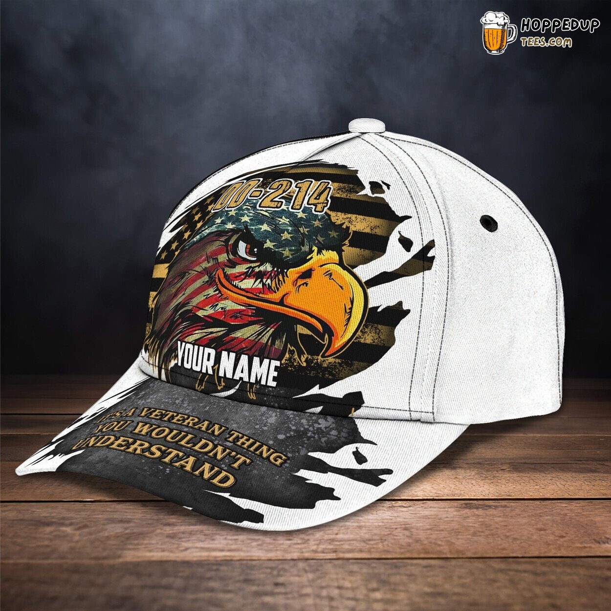 3D Classic Cap DD Veteran Pride Personalized Name Classic Hat Unique Design