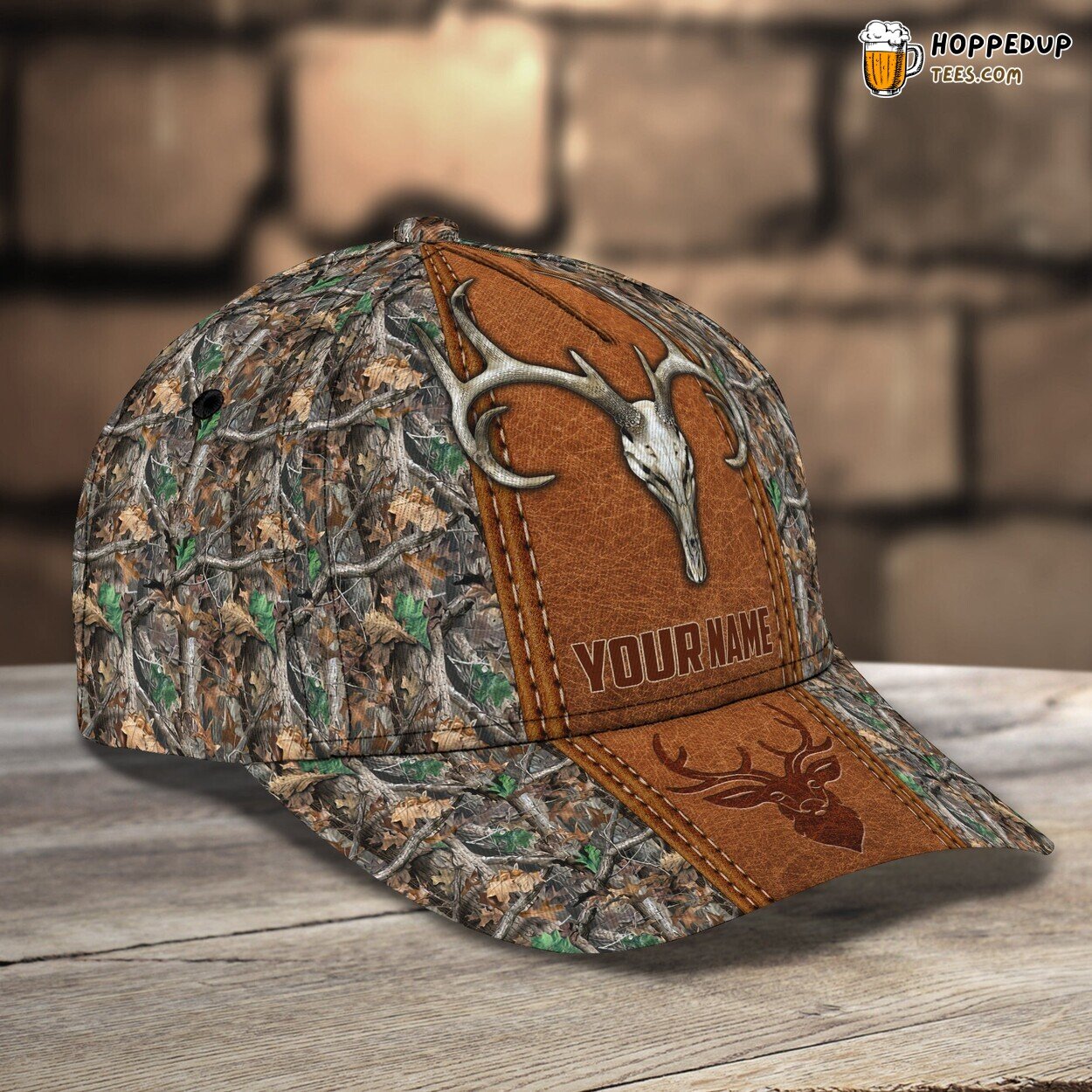 3D Classic Cap Deer Hunting Adventure Personalized Name Hat Unique Design