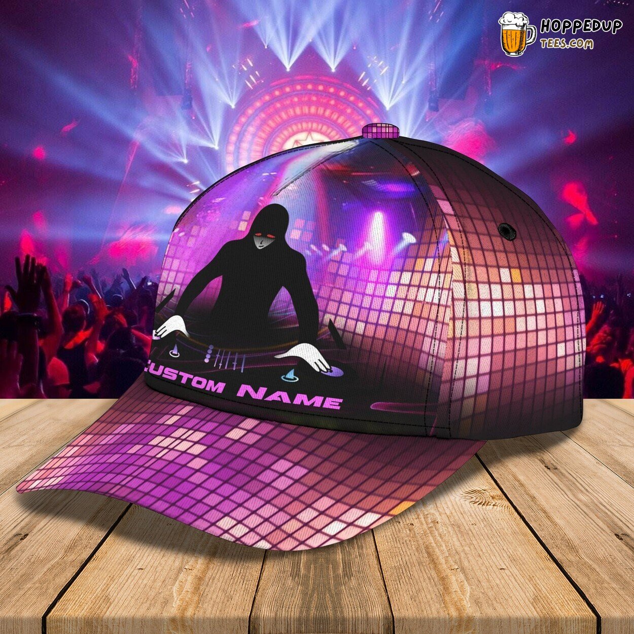 3D Classic Cap DJ Groove Vibes Personalized Name Unique Music Hat Tribute 3D Classic Cap DJ Groove Vibes Personalized Name Unique Music Hat Tribute