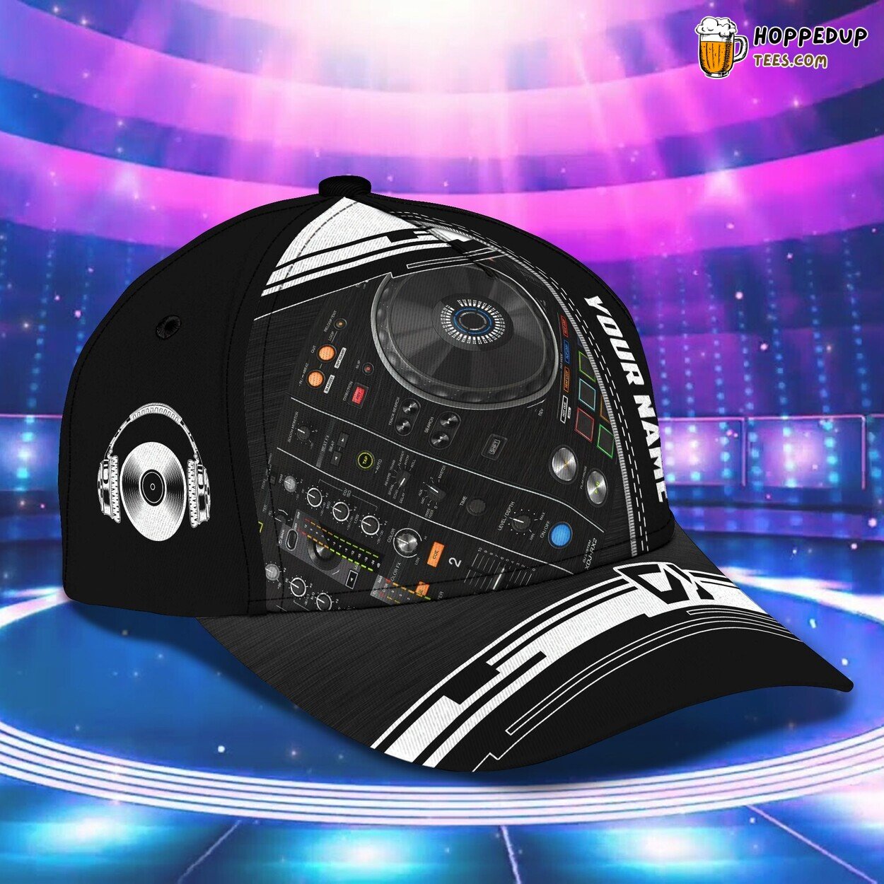 3D Classic Cap DJ Grooves Music Enthusiast Personalized Hat Design