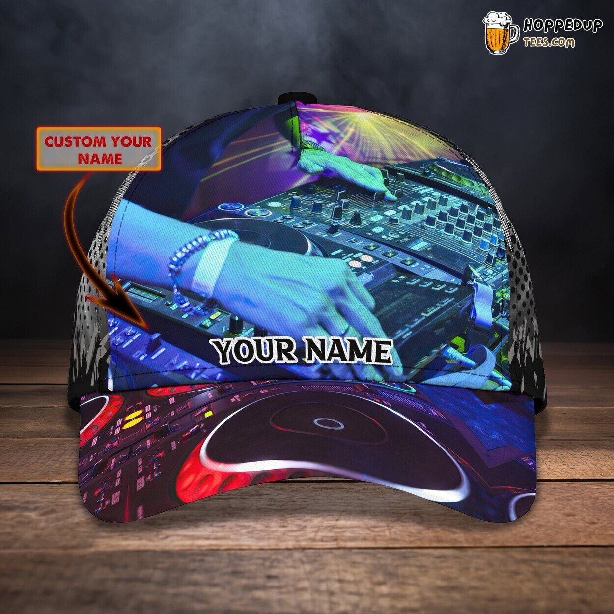 3D Classic Cap Dj Personalized Name Stylish Unique High Quality Model Fit
