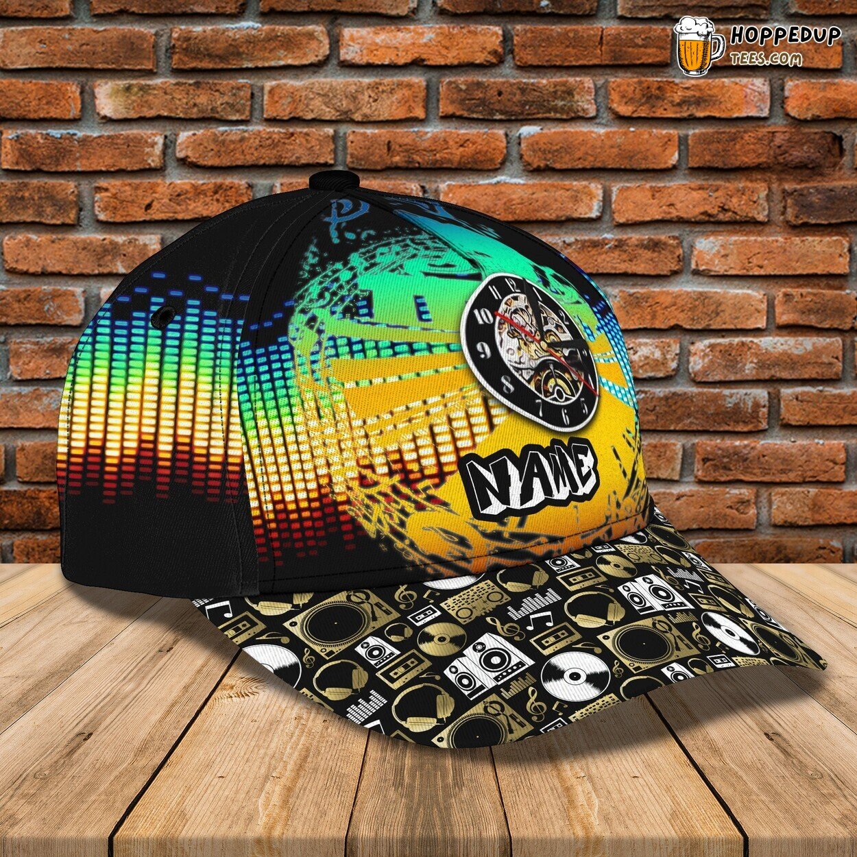 3D Classic Cap Dj Personalized Name Stylish Unique Premium Choice Design