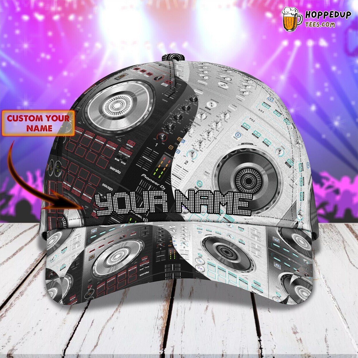 3D Classic Cap Dj Personalized Name Stylish Unique Premium Design Look
