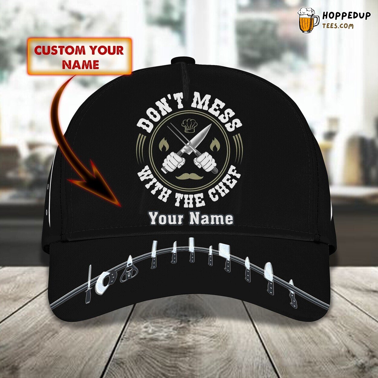 3D Classic Cap Don’t Mess Chef Culinary Expertise Personalized Name Hat 3D Classic Cap Don’t Mess Chef Culinary Expertise Personalized Name Hat