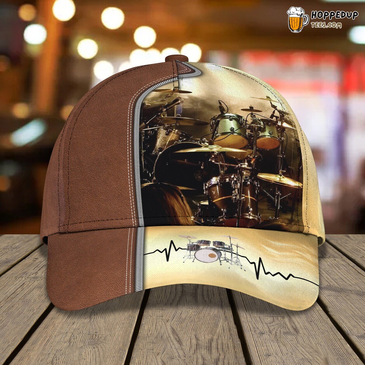 3D Classic Cap Drum Beats Personalized Music Enthusiast Hat Tribute